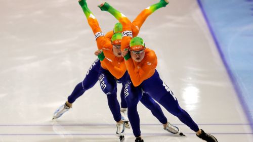  NOVEMBER 17: Team Netherlands with Jan Blokhuijsen, Sven Krammer and Koen Verwe